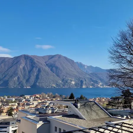 Apartment Lakeview With Self Check-in & Private Parking On Request Lugano